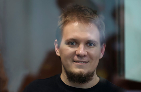 Активист Дмитрий Иванов в Тимирязевском суде.