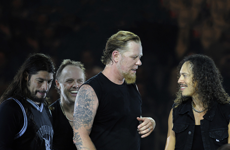 Музыкальная группа Metallica.