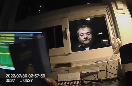 Гражданин Украины Богдан Цыганенко. Снимок с видео. Максимально возможное качество.