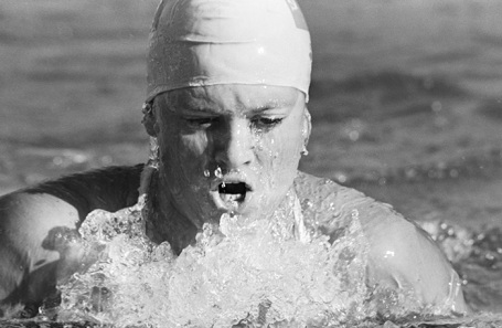 Светлана Варганова на летней Спартакиаде народов СССР в 1983 году.