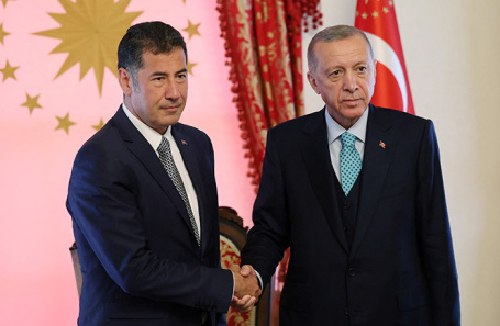 Синан Оган и Реджеп Тайип Эрдоган.