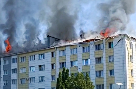 Последствия обстрела Белгородской области.