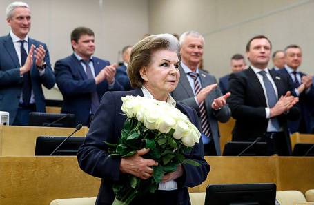 Член комитета Госдумы РФ по международным делам Валентина Терешкова.