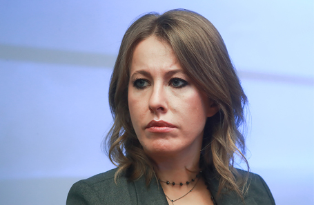 Телеведущая Ксения Собчак.