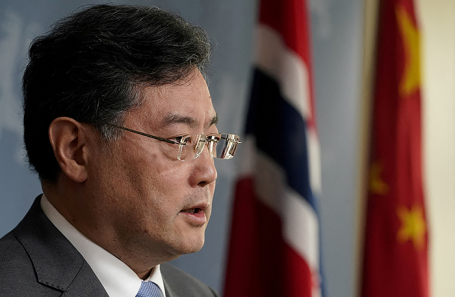 Министр иностранных дел Китая Цинь Ган.