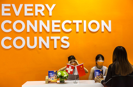 Выставка промышленной электроники в Шанхае.