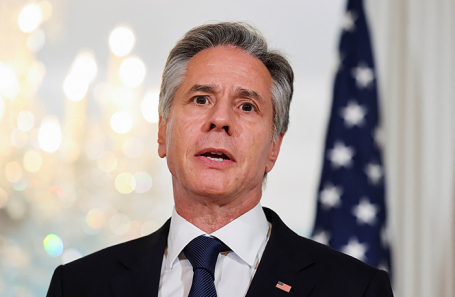 Госсекретарь США Энтони Блинкен.