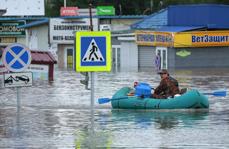  Подтопление в Приморье.