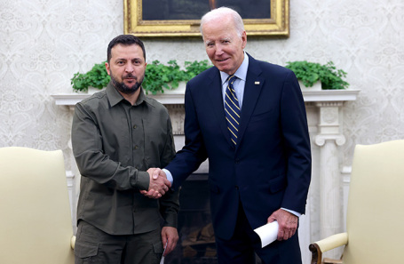 Владимир Зеленский и Джо Байден.