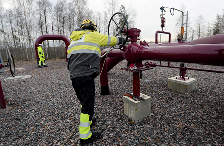 Компрессорная станция морского газопровода Balticconnector в Инкоо.