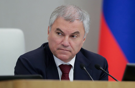 Спикер Госдумы Вячеслав Володин.