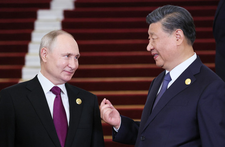 Владимир путин и Си Цзиньпин.