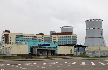 Первый энергоблок Белорусской атомной электростанции.
