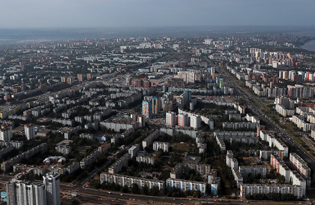 Вид на город Самара.