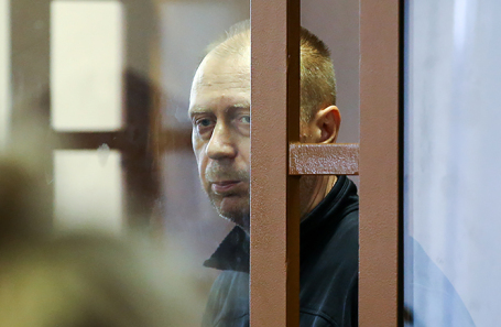 Экс-президент пивоваренной компании «Балтика» Денис Шерстенников в Выборгском районном суде.
