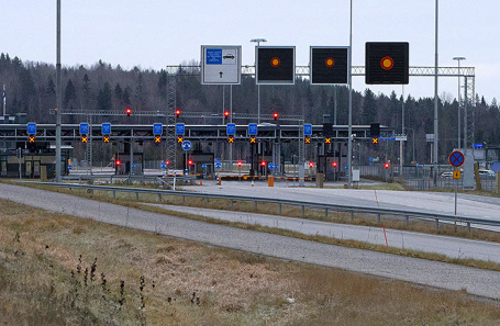 КПП «Нуйямаа» («Брусничное» со стороны России), пригород Лаппеенранты. Финляндия.