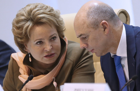 Валентина Матвиенко и Антон Силуанов.