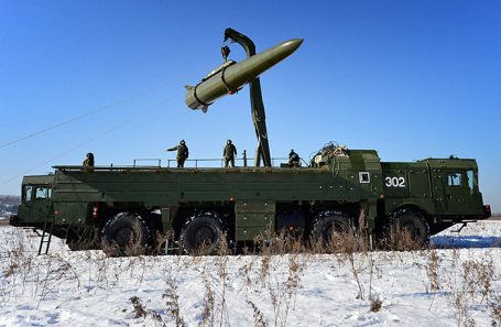 Оперативно-тактический ракетный комплекс «Искандер-М». Архивное фото.