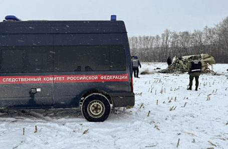 Работа Следственного комитета России на месте крушения самолета.
