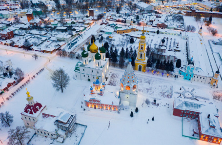 Архитектурный ансамбль Коломенского кремля.