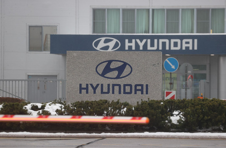 Завод Hyundai в Санкт-Петербурге. Архивное фото.