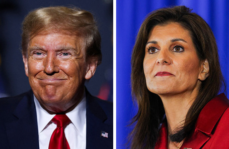 Дональд Трамп. Никки Хейли.