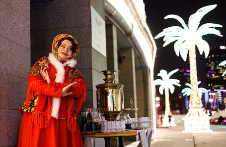 Ресторан «Матрешка» на Кутузовском проспекте.