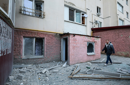 Последствия обстрела Белгорода.