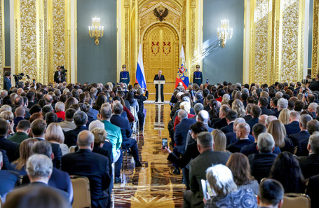  Встреча президента России Владимира Путина с доверенными лицами.