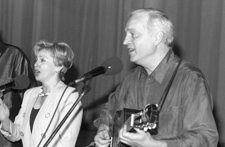 Татьяна и Сергей Никитины. 1993 год.