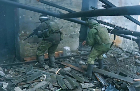 Работа штурмовых групп в зоне СВО.