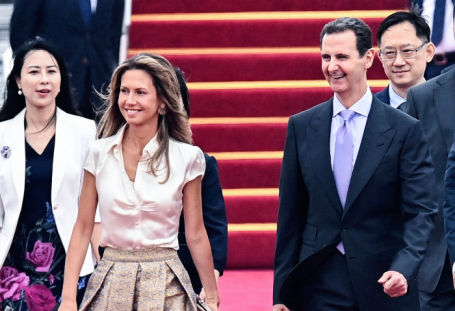 Президент Сирии Башар Асад и его супруга Асма Асад.