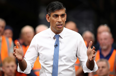 Премьер-министр Великобритании Риши Сунак.