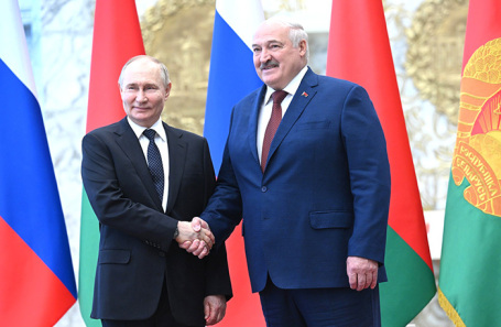Владимир Путин и Александр Лукашенко.