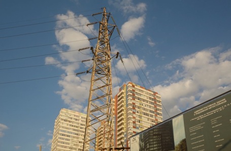 Опора ЛЭП в Ростове.