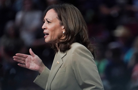 Вице-президент США и кандидат в президенты от Демократической партии Камала Харрис.