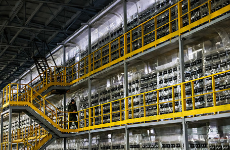 Майнинговая ферма в Иркутской области. Архивное фото.