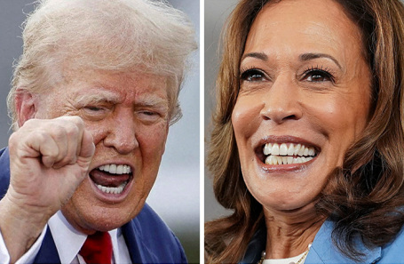 Дональд Трамп и Камала Харрис.