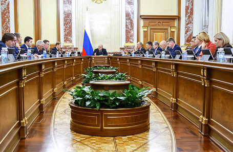 Заседание правительства России.