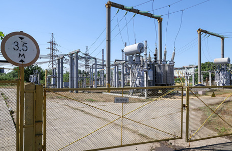 Электроподстанция «Радуга» в Энергодаре. Архив.