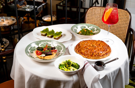 Сет Московского гастрономического фестиваля в Grace Bistro.