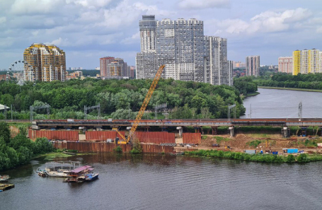 Ход строительных работ по возведению участка высокоскоростной железнодорожной магистрали (ВСМ-1) Москва — Санкт-Петербург.