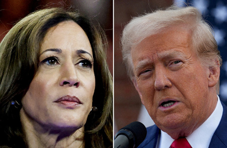 Камала Харрис и Дональд Трамп.