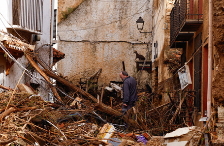 Последствия наводнения в Летуре. Испания.