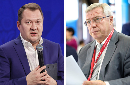 Максим Егоров. Василий Голубев (справа). 