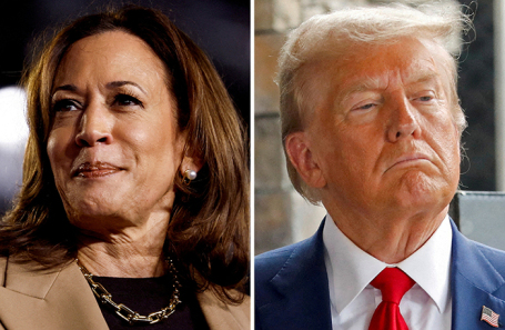 Камала Харрис и Дональд Трамп.