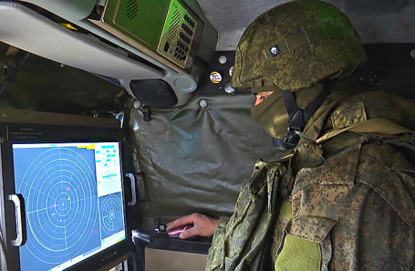 Работа радиолокационной станции в зоне СВО.