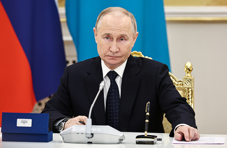 Президент РФ Владимир Путин в Астане.