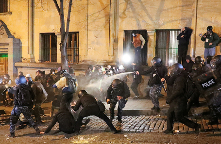 Протесты в Тбилиси.