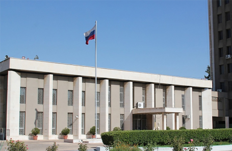 Здание посольства России в Сирии.